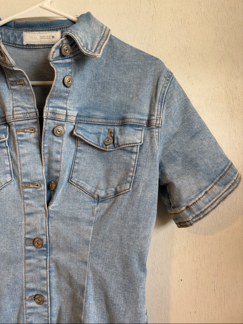 ZARA Denim Dress - Picture 3 of 7